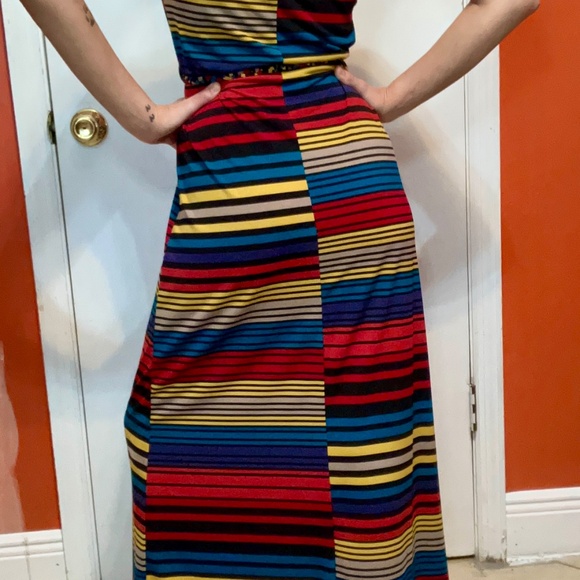 Striped Maxi Dress - Picture 2 of 2